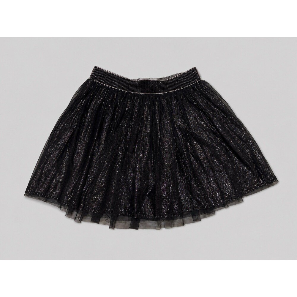 Decree Black Shimmer Tulle Mini Skirt Women’s Small Sparkle Balletcore Fairycore - Picture 1 of 1